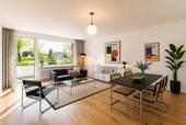 Wohn-Esszimmer_gestaged - 2 Zimmer Etagenwohnung zur Miete in Uetersen