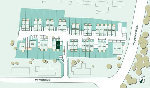 Lage des Doppelhauses im Quartier - 