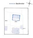 Lageplan mit Baufenster - 