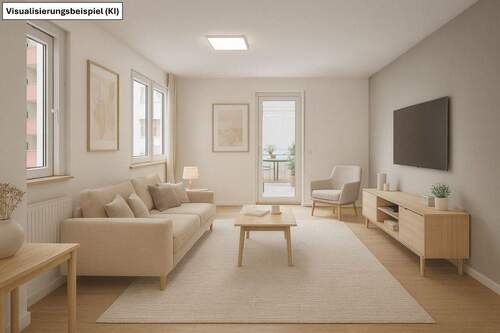 Wohnzimmer - Erdgeschoßwohnung in zentraler Lage mit Terrasse und TG-Stellplatz