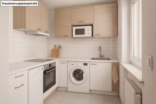 Küche - 2 Zimmer Etagenwohnung in Ludwigshafen