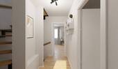 Heller und freundlicher Flur im Obergeschoss - 