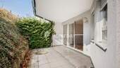 Terrasse 1 - 2-Zimmer-Wohnung mit überdachter Terrasse und Gartenanteil in ruhiger Lage von Hemmingen