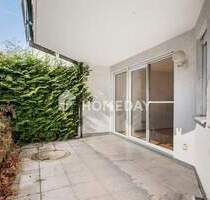 2-Zimmer-Wohnung mit überdachter Terrasse und Gartenanteil in ruhiger Lage von Hemmingen