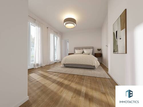 Schlafzimmer OG gestaged - 