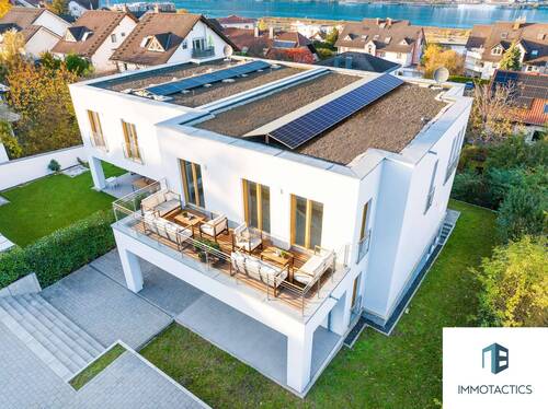 Doppelhaushälfte Außenansicht (AI) - Neubau-Juwel Binger Rochusberg: Rheinblick und Einliegerwohnung inklusive, oder doch 3 Parteienhaus?