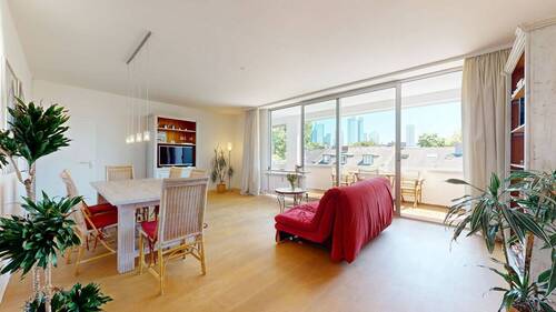 Wohn-/Essbereich Ansicht I - 3 Zimmer Etagenwohnung zum Kaufen in Frankfurt am Main