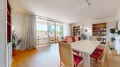 Wohn-/Essbereich Ansicht III - Etagenwohnung mit 107,50 m² in Frankfurt am Main zum Kaufen