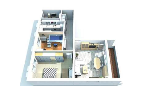 Wohnung als 3D (virtuell) - 