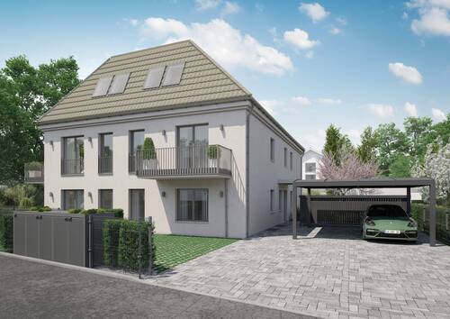 Visualisierung Straßenansicht - 3 Zimmer Etagenwohnung zum Kaufen in Landshut