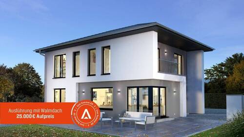 Ansicht Walmdach - Einfamilienhaus mit 182,00 m&sup2; in Seeheim-Jugenheim zum Kaufen