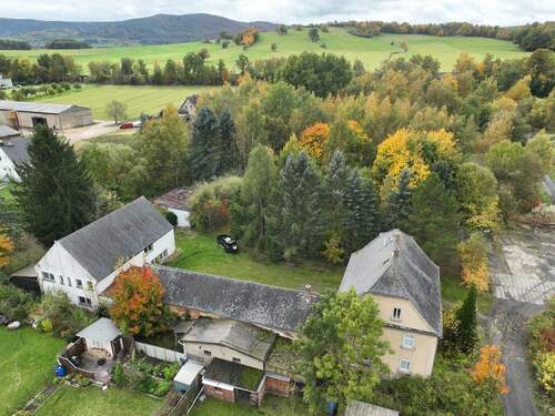 Blick Richtung Nord-Osten - 1 Zimmer Bauernhaus, Landhaus in Großschönau