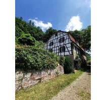 Historisches Forsthaus saniert Odenwald Alleinlage Bauernhaus Ferienhaus Photovoltaik Whirlpool - Oberzent Raubach
