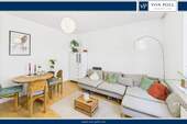 gemütlicher Wohn-/ Essbereich - Helle, charmante 3-Zimmer-Wohnung in zentraler Altstadtlage von Mainz