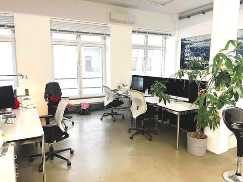 Schreibtischplatz - Büro mit 4,00 m&sup2; in Düsseldorf zur Miete