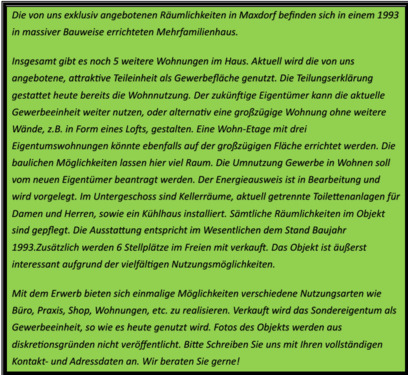 Wir beraten Sie gerne! - 6 Zimmer Büro zum Kaufen in Maxdorf