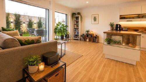 Wohnen-Küche - 2 Zimmer Etagenwohnung zur Miete in Ravensburg