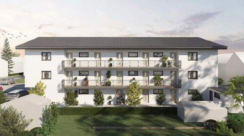 Ansicht Ost - 3 Zimmer Etagenwohnung zum Kaufen in Hengersberg