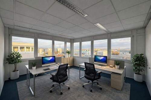 Helles Büro mit Fensterfront - Büro zur Miete in Walldorf