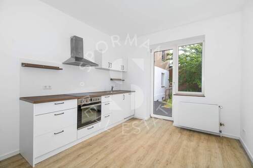 Küche - Düsseldorf Derendorf: sanierte Erdgeschosswohnung mit Garten zur Alleinnutzung