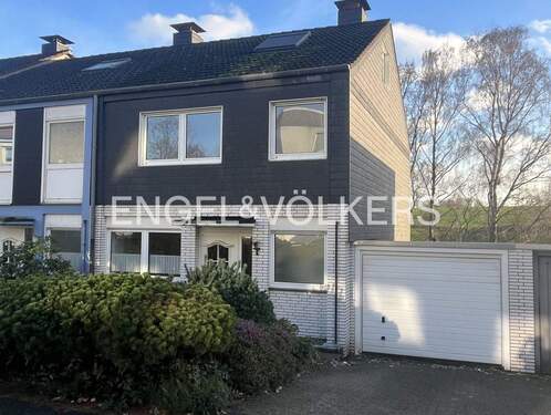 Außenansicht Haus - Mettmann-Süd: Ruhiges Familiennest mit Blick in die Natur