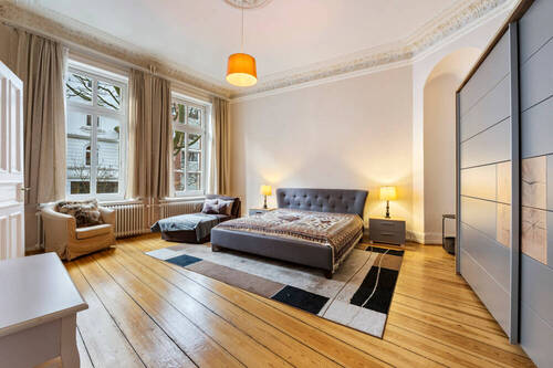 Schlafzimmer - Elegante Eigentumswohnung im Grindelviertel!