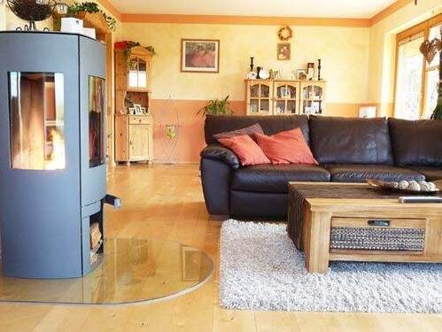 Wohnzimmer mit Kamin - 