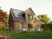 Gartenansicht Nordic 143 - Familienfreundlich wohnen: Nordic 143, Klinker inklusive, zum kleinen Preis