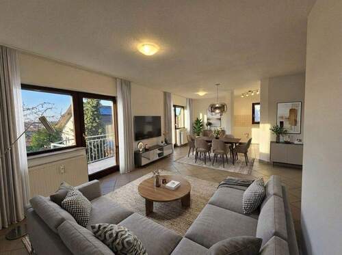 Wohn-Esszimmer Möblierungsvorschlag - 