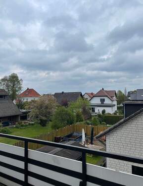 Blick vom Balkon - Etagenwohnung mit 70,00 m² in Spenge zur Miete