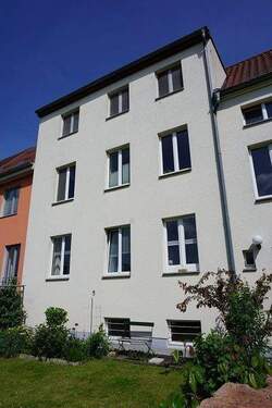 Ansicht Hofseite - Eigener Garten und Stellplatz: 3-Zimmer-Wohnung in Nördlicher Mühlenvorstadt