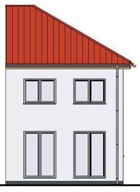 Ansicht hinten.JPG - 4 Zimmer Doppelhaushälfte in Veitsbronn