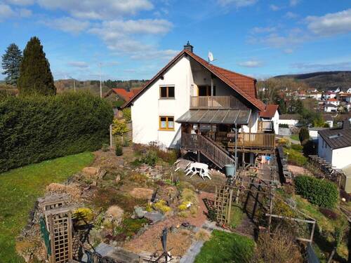 Rückansicht - Mehrfamilienhaus, Wohnhaus in Brücken zum Kaufen