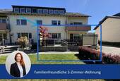 Außeneinsicht/Gartenseite - Familienfreundliche 3-Zimmer-Wohnung mit Sonnenterrasse