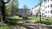 Fläche vor dem Haus - 2 Zimmer Etagenwohnung in Berlin