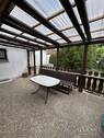 Terrasse beim Eingang - 6 Zimmer Doppelhaushälfte zum Kaufen in Gundelsheim