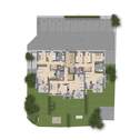 Außenanlagenplan mit Stellplätzen und Carports - 4 Zimmer Etagenwohnung in Roth