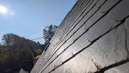Dacheindeckung Naturschiefer - 