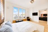 Schlafzimmer mit Terrassenblick - 