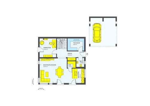 Erdgeschoss mit viel Platz - 