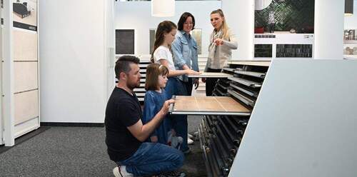 Bemusterung Boden/ Fliesen - 