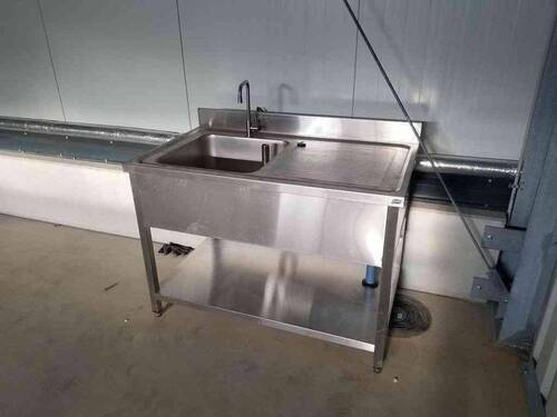 Edelstahlwaschbecken - 
