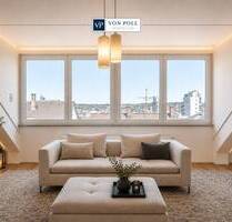 Maisonette-Dachgeschosswohnung im Heusteigviertel mit privatem Liftzugang, Dachterrasse und Garage - Stuttgart Mitte