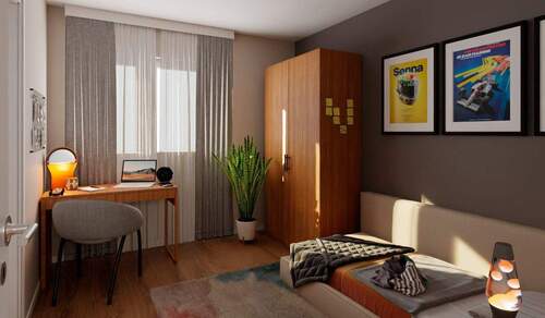 Flexible Nutzungsmöglichkeiten der Zimmer - 