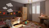 Viel Platz zum Spielen im Kinderzimmer - 