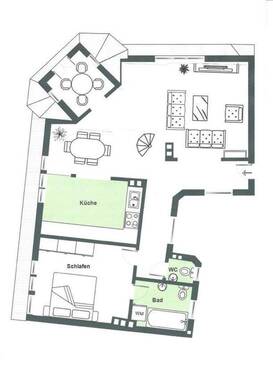 L22 Maisonette untere Etage - 5 Zimmer Etagenwohnung in Saarbrücken - St. Johann