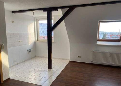 offene Küche - 1 Zimmer Etagenwohnung zur Miete in Oschersleben