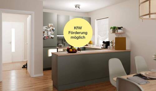 Jetzt mit KfW-Förderung möglich. - Doppelhaushälfte mit großer Dachterrasse