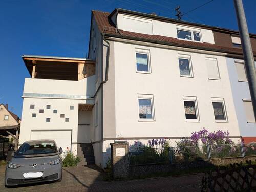 Aussenansicht (1) - Pforzheim-Birkenfeld-Großzügige Doppelhaushälfte