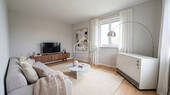 Wohnzimmer Erdgeschoss mit KI - 